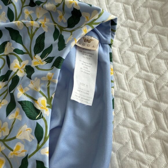 Agua by Agua Bendita Alegria Floral Cut-Out One-Piece Swimsuit Size Small - Picture 4 of 5